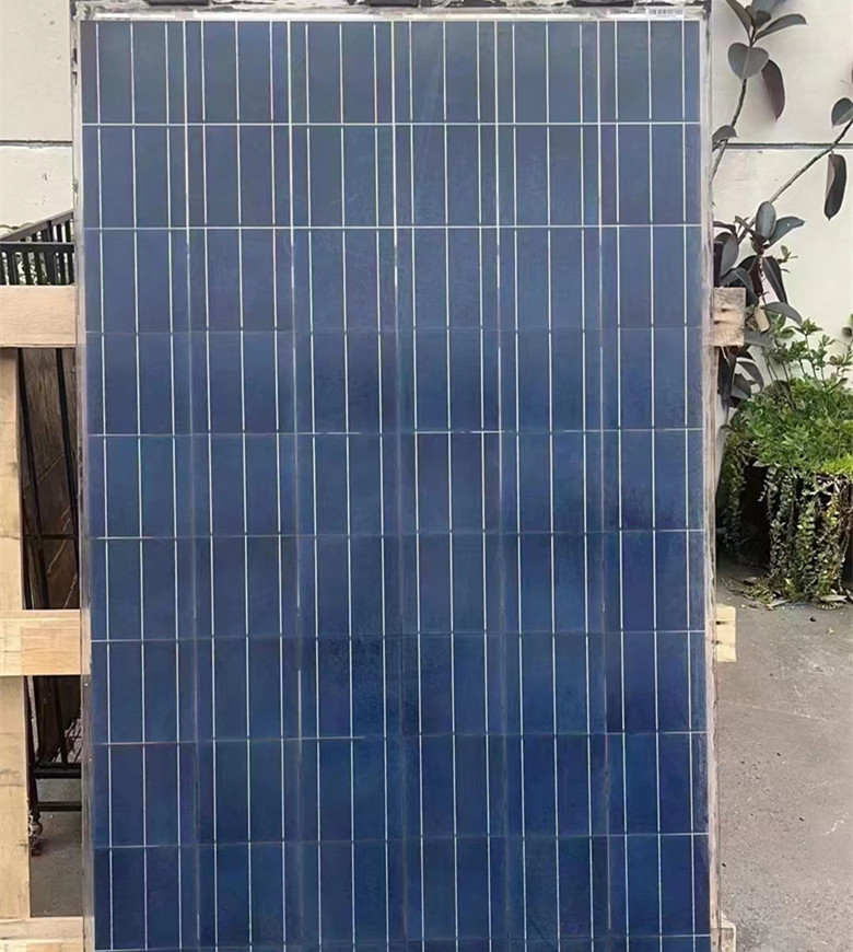 单裂双玻太阳能光伏板回收